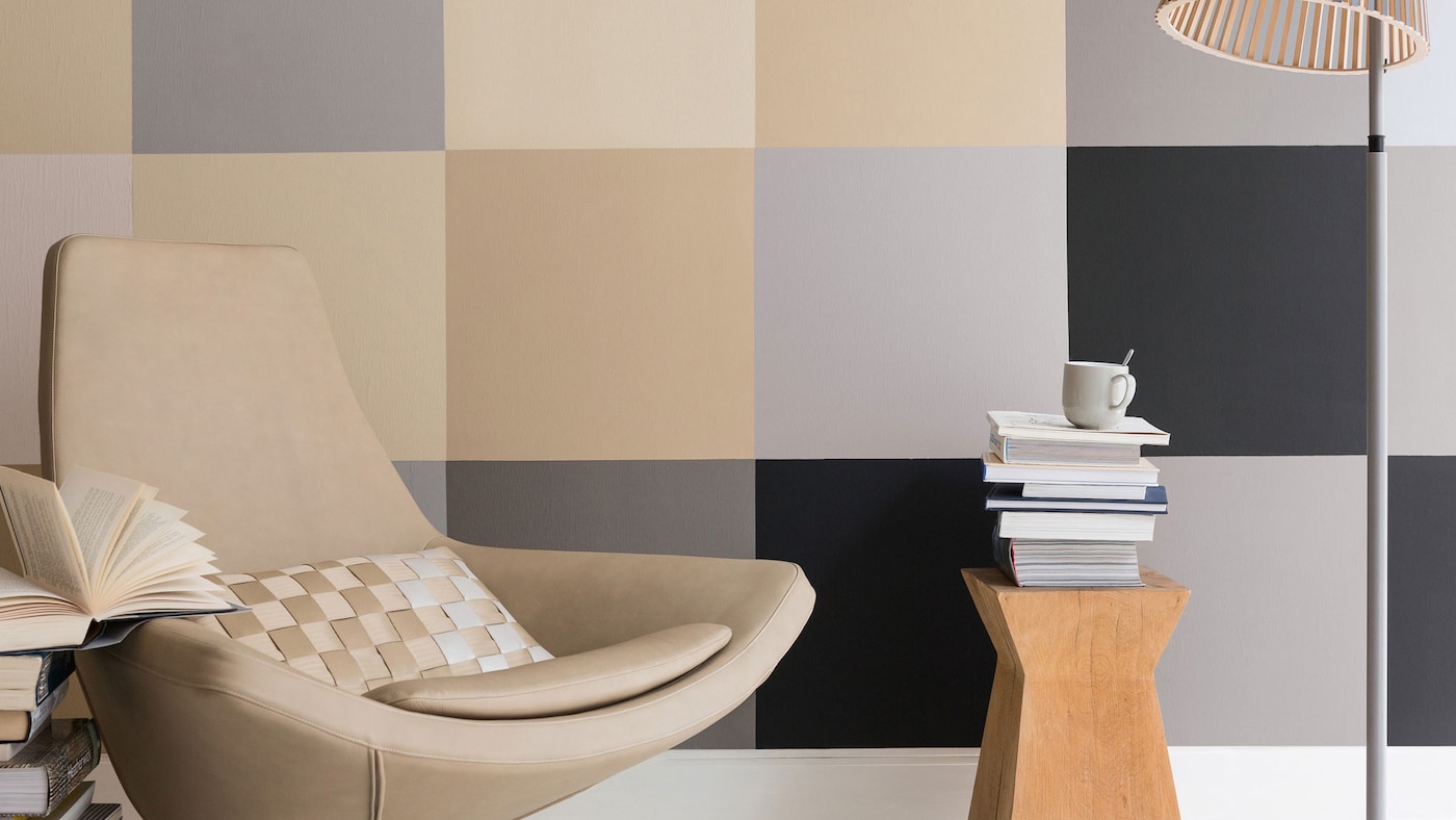 Usá colores neutros contrastantes y dale un toque personal y moderno al diseño en bloques.