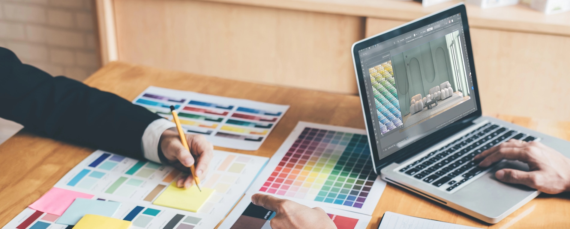 Arquitectos definiendo solores para su proyectos con los plugin de Inca