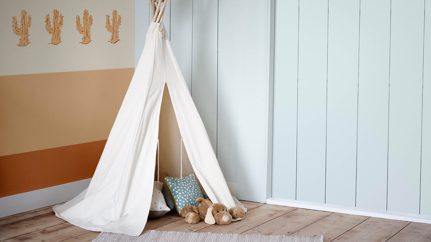 Un petit tipi sera un accessoire de décoration et un jouet formidable pour votre enfant.