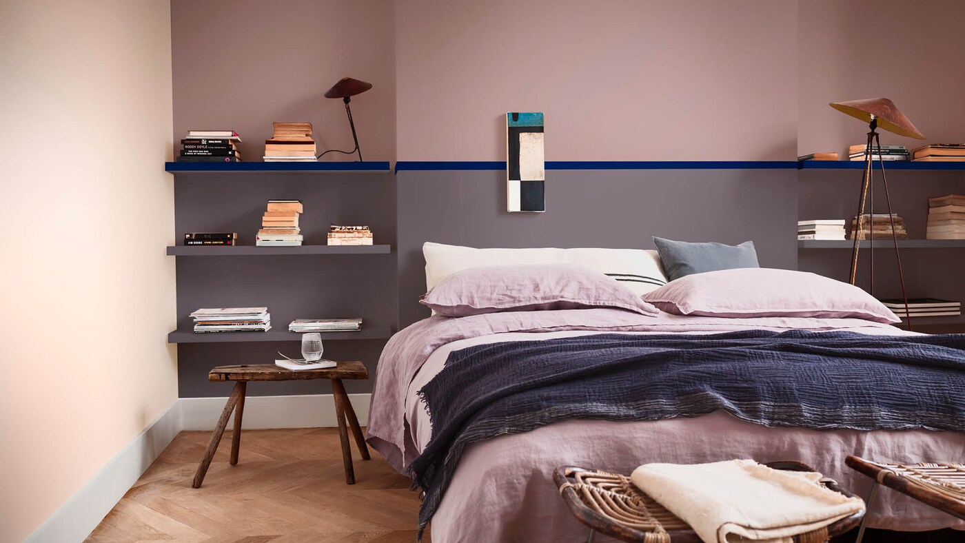 Des couleurs généreuses dans la chambre