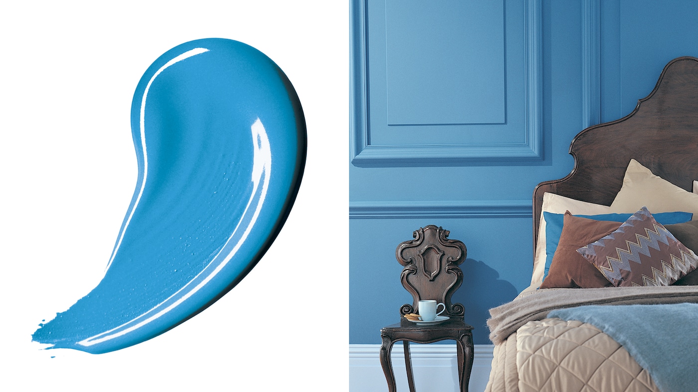 Les nuances de bleu créent une palette couleur fraîche très reposante. En effet, elles sont tellement reposantes qu'elles peuvent effectivement ralentir votre rythme cardiaque et vous aider à vous détendre après une journée chargée.