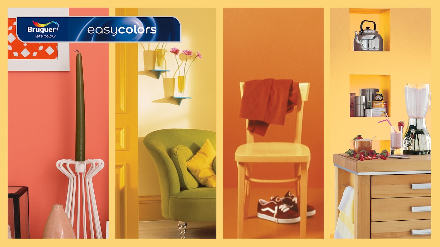 Collage easycolors amarillos y naranjas