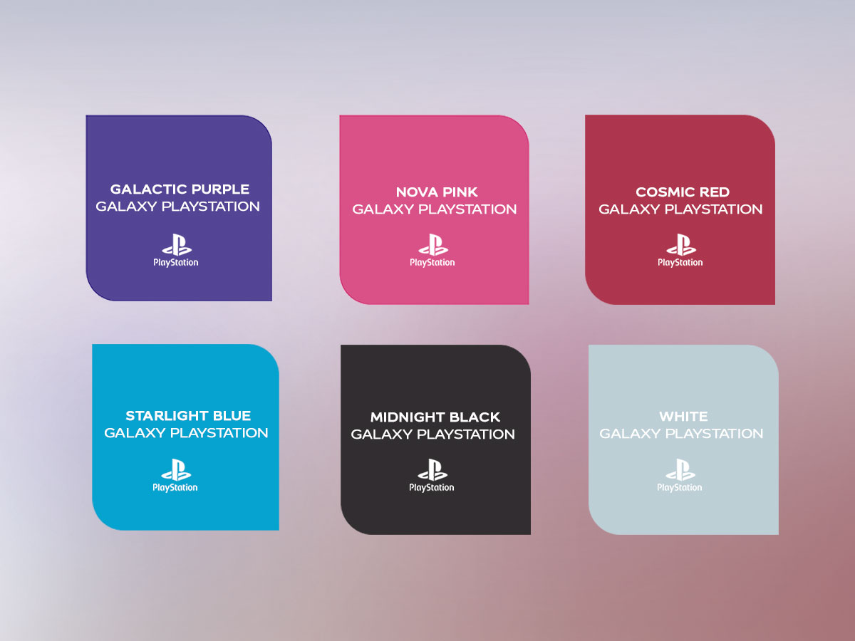 Paleta de colores Galaxy de Bruguer para Play Station