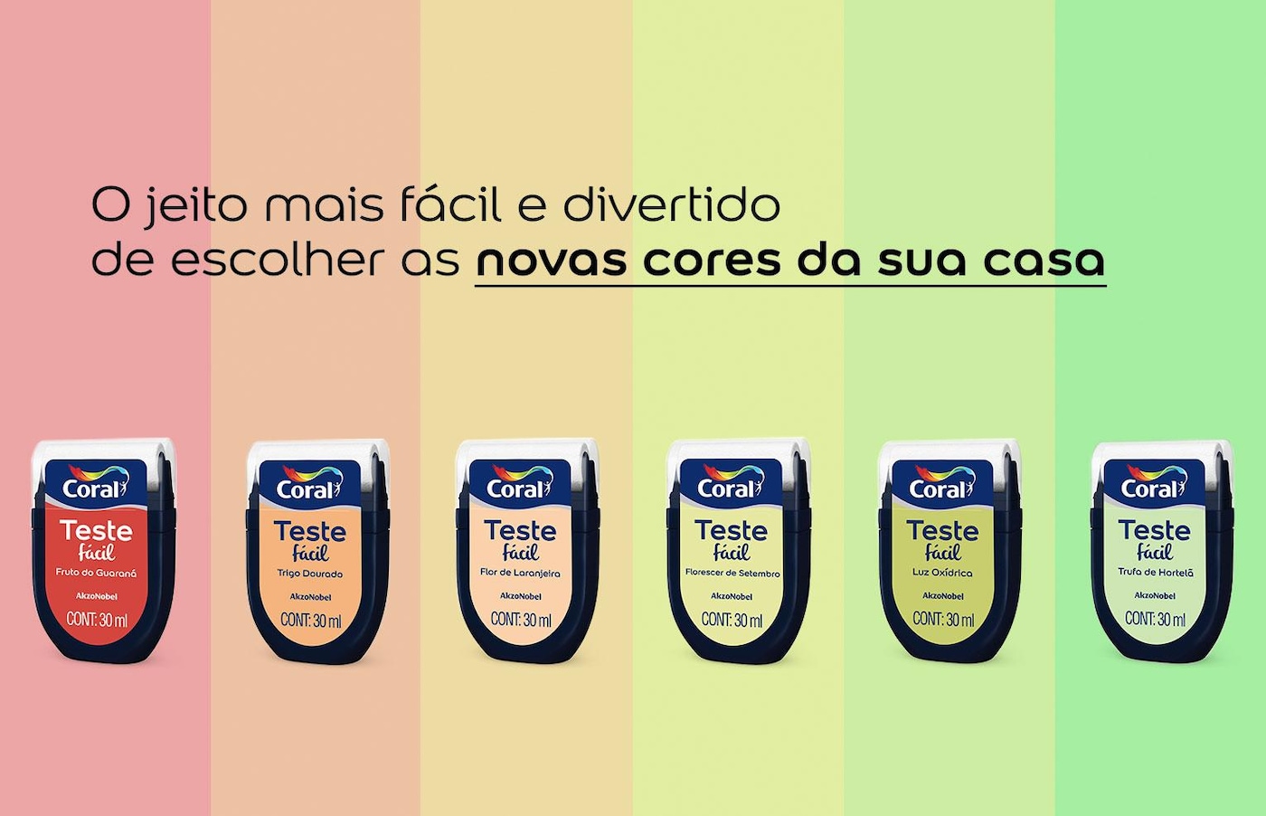 O jeito mais fácil e divertido de escolher as novas cores da sua casa | Tintas Coral. 