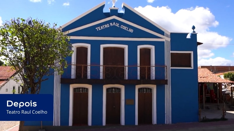 Ararinhas Tintas Coral teatro raul coelho depois