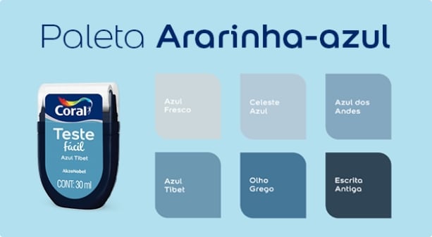 Paleta Ararinha-Azul