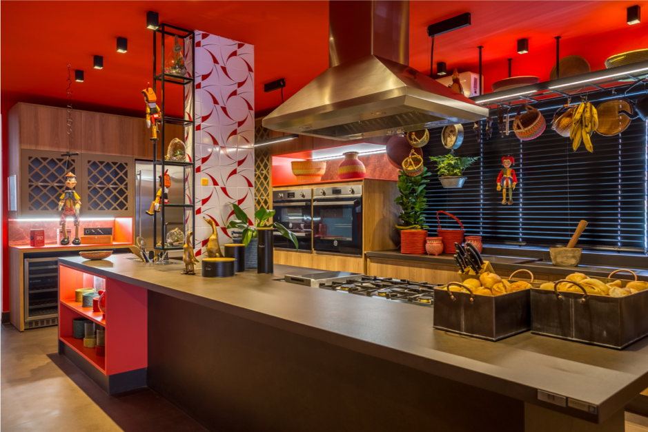 Casacor Goiás - Cozinha Coral por Regina Amaral