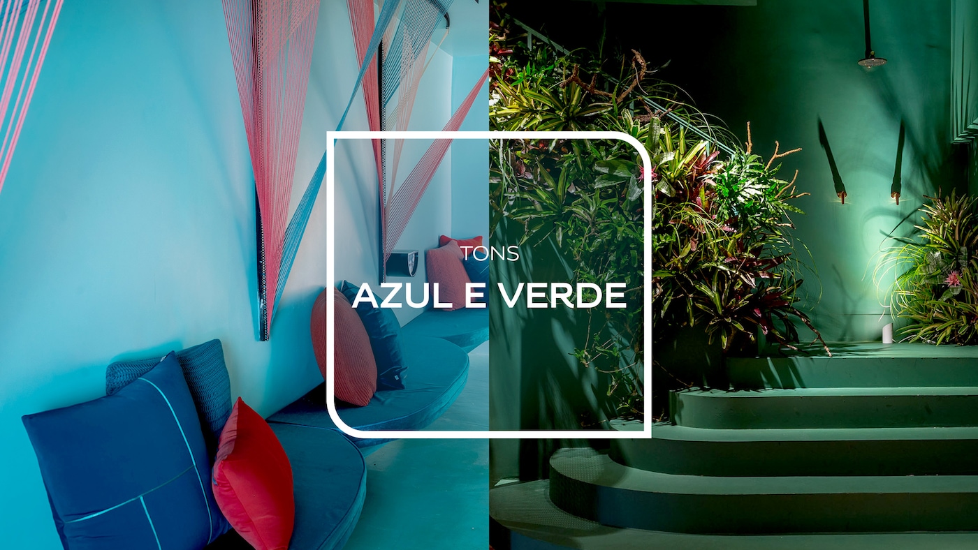 Azul e verde: tons queridinhos na decoração | Tintas Coral.