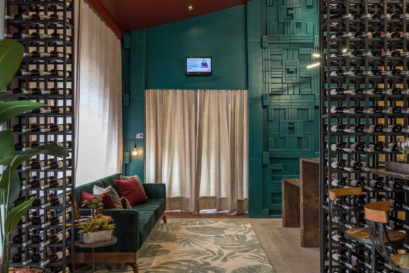 Lounge de Recepção pela Arquiteta: Lorena Azevedo 