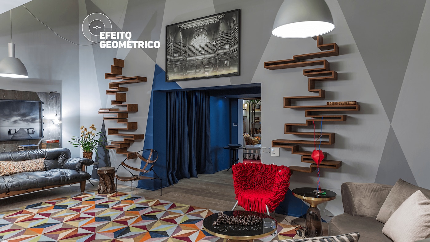 Estúdio de Leitura e Degustação por Renê Fernandes | Efeito Geométrico.