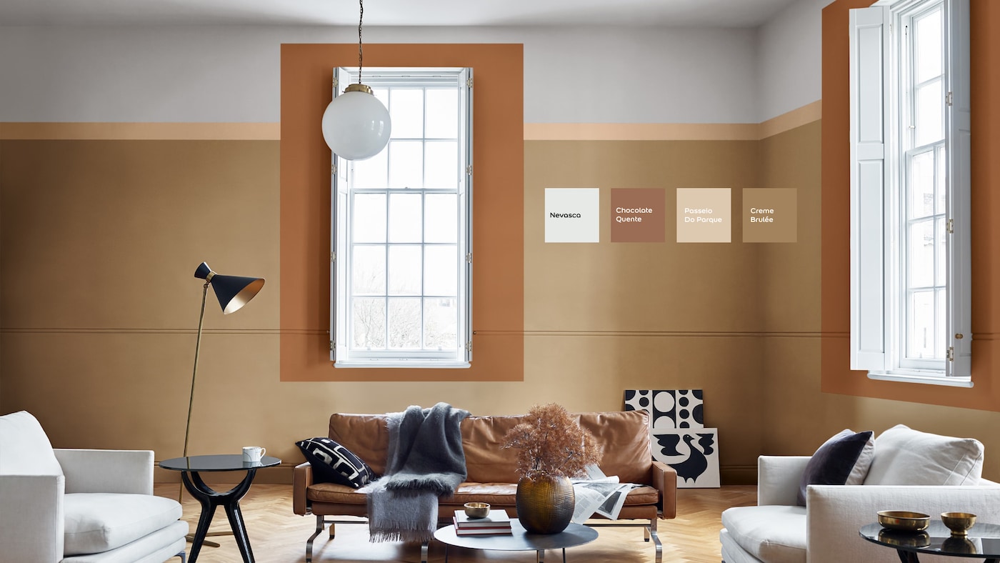 Um luxo despojado na sala de estar | Tintas Coral.