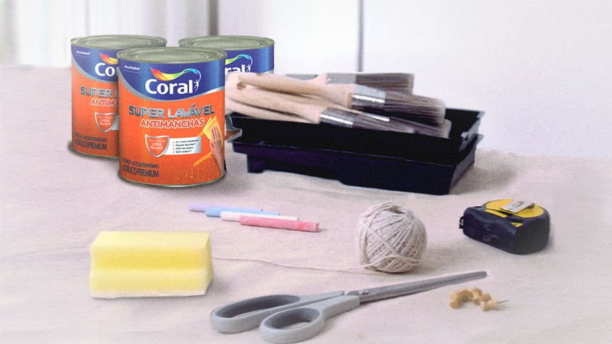 Materiais para fazer o Arco-íris