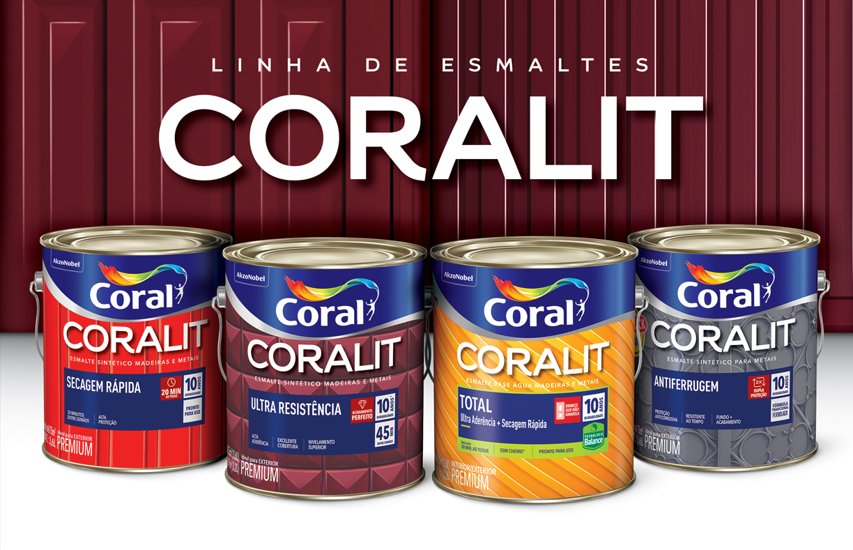 Nova linha de esmaltes Coralit