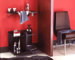 Ambiente em tom Vermelho simboliza romance, poder, força e fortuna | Tintas Coral.