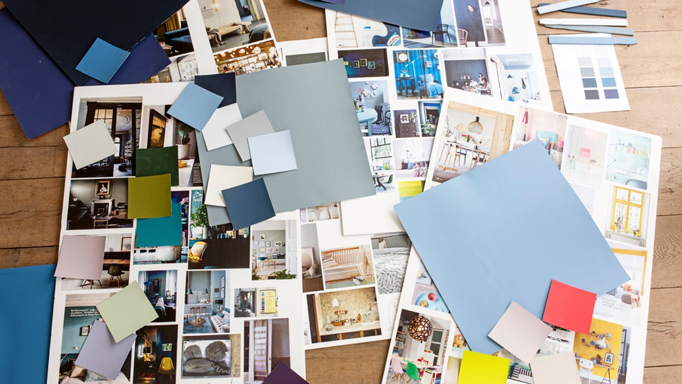 Tendências de cores para os ambientes. 