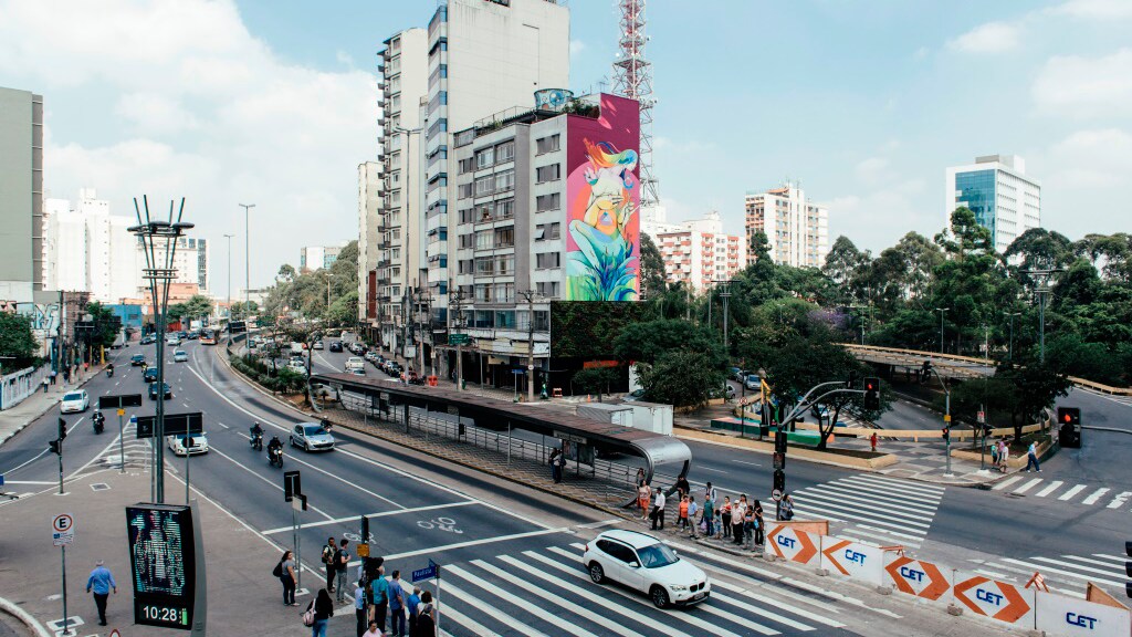 O Brasil está ganhando novas cores.