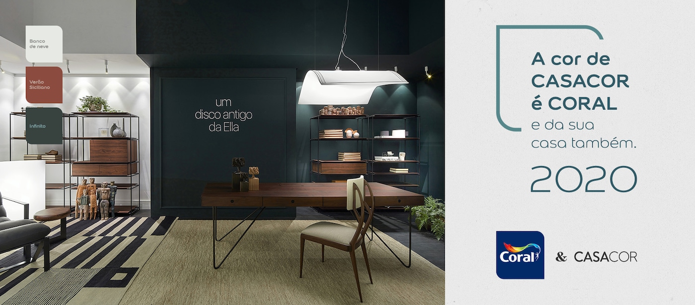 A cor de CASACOR é Coral