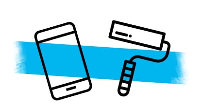 Para pintores oferecemos capacitação gratuita na academia Coral.