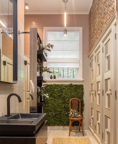 Lavabo da Cozinha dos Amigos, por Anna Malta e Andrea Duarte, para CASACOR Rio de Janeiro