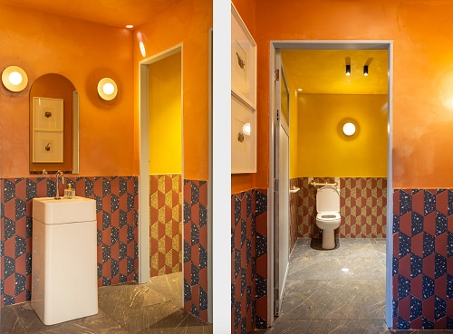 Lavabo do Restaurante Outland, do escritório Casa Tereze, para CASACOR Minas Gerais