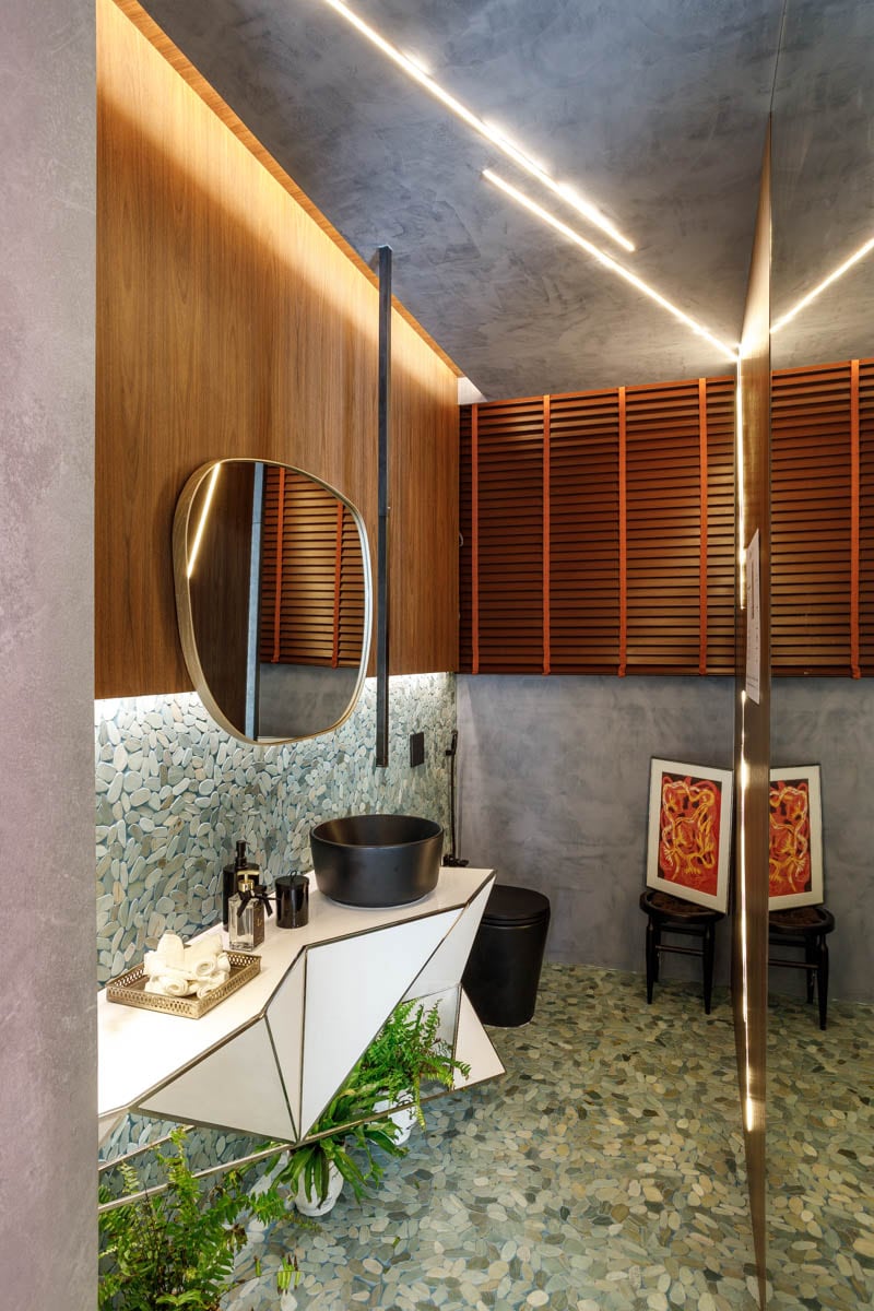 Lavabo Assimétrico, por Sophia Valente, para CASACOR Ceará