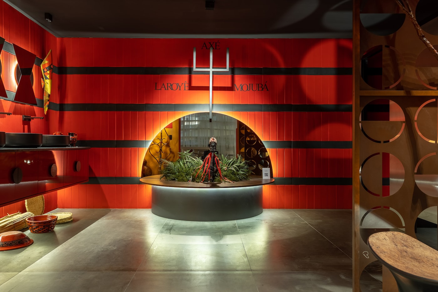 Baluwé Exu O'Nan, de Guto Andrade, para CASACOR São Paulo