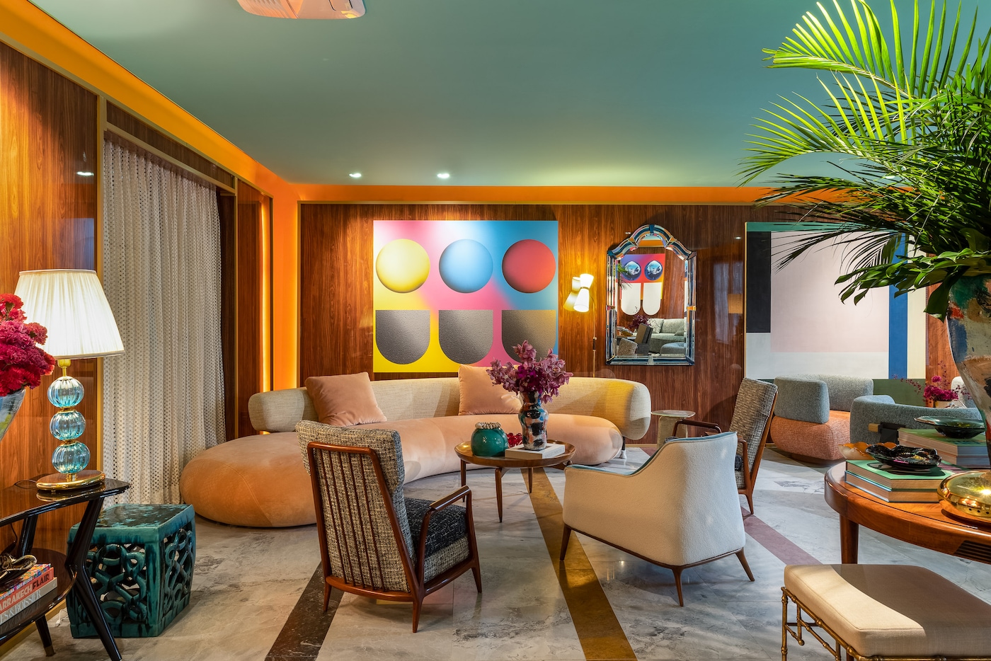 Artsy Lounge, de Sig Bergamin, para CASACOR São Paulo