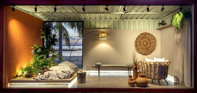 Refúgio no Lago: espaço de relaxamento por Maria Lucires e Claudia Brito para Janelas CASACOR Tocantins