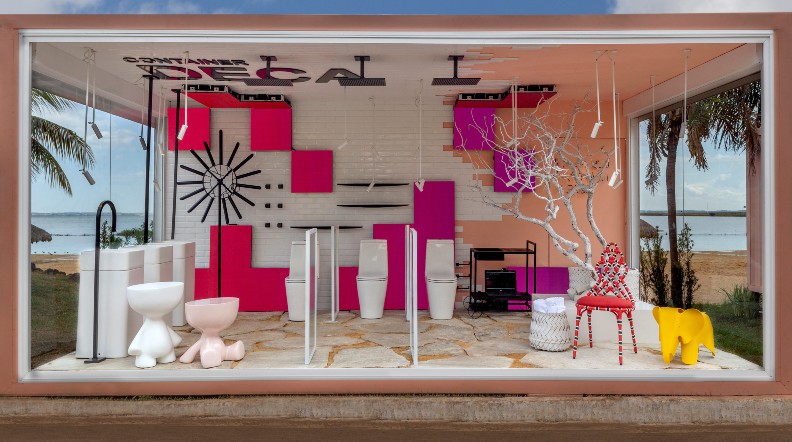 Banheiro Contêiner Deca, de Cristóvão Bisneto, para Janelas CASACOR Tocantins