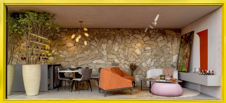 Living Estúdio Ela, de Ingrid Casola, para Janelas CASACOR Tocantins