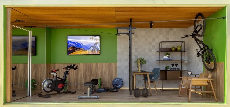 Espaço Home Fitness, de Louise Cortez, para Janelas CASACOR Tocantins