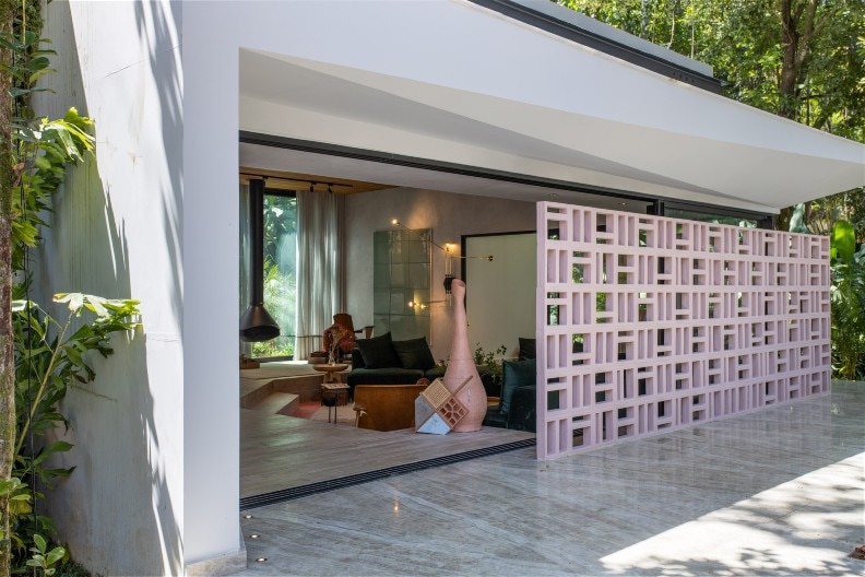 Fachada da Casa UP em CASACOR Rio de Janeiro, por UP3 Arquitetura