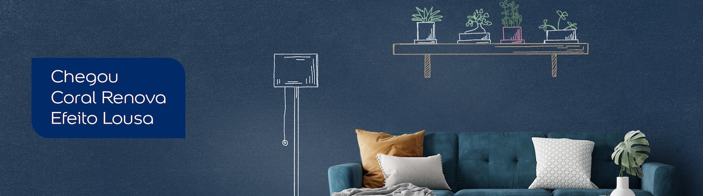Coral Renova Efeito Lousa tinta giz 