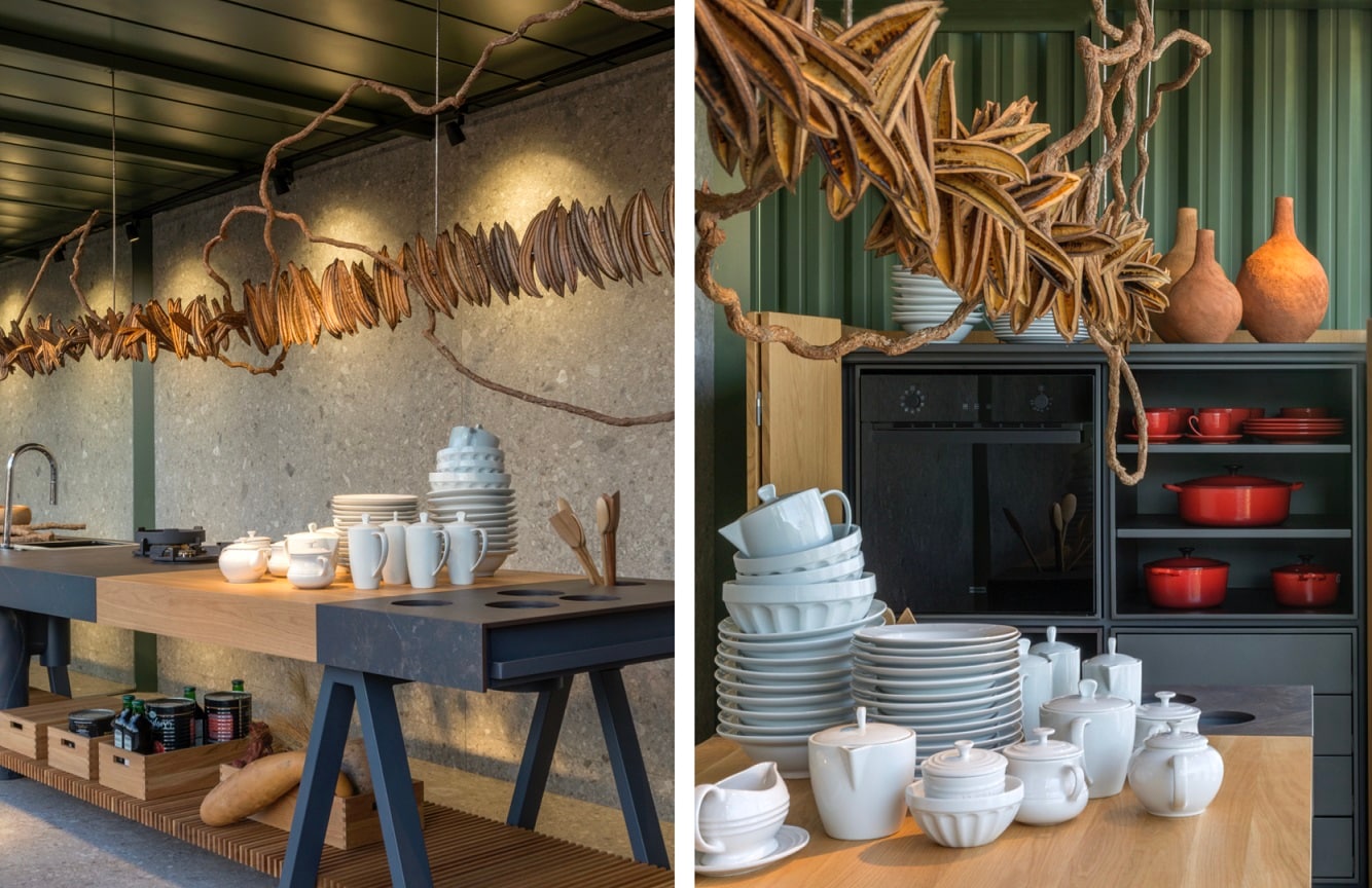 Cozinha decorada com paredes Tintas Coral casacor 2020.