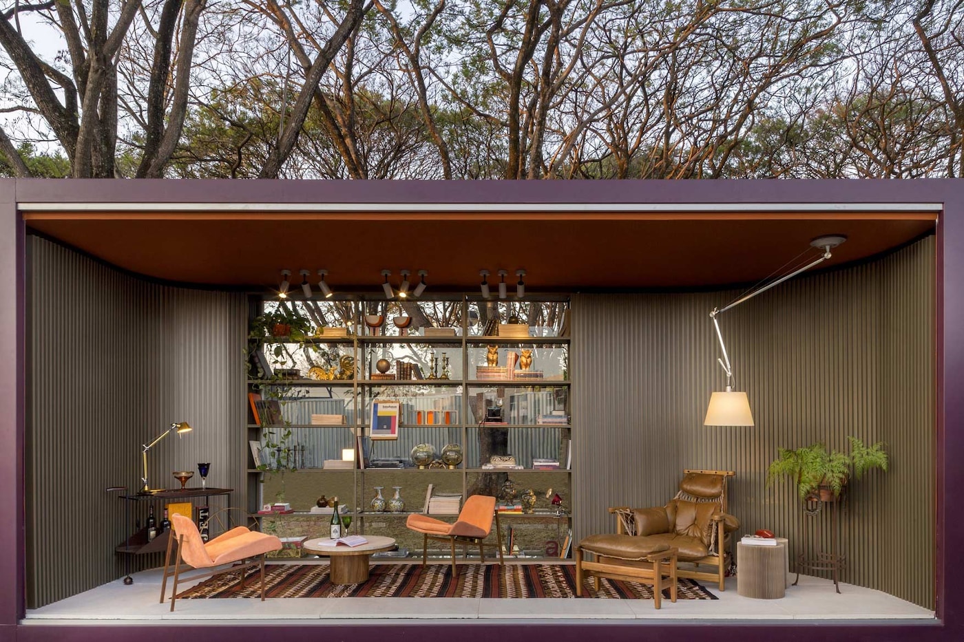 Ambiente decorado com paredes Tintas Coral casacor 2020 Brasília