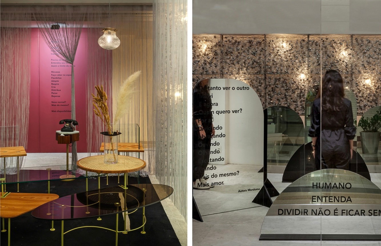  VItrine decorada com paredes Tintas Coral casacor 2020 Minas Gerais.