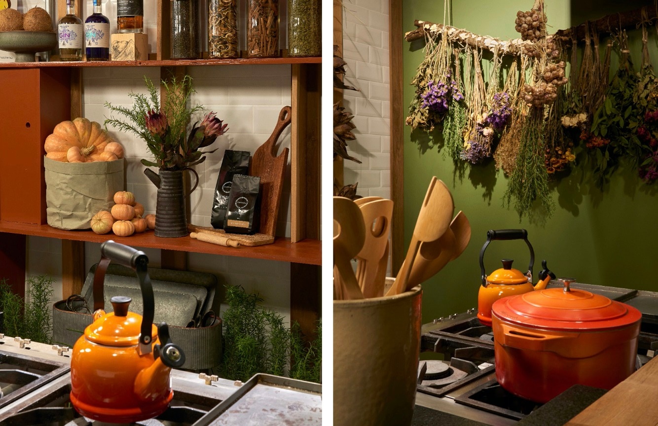 Cozinha decorada com paredes Tintas Coral casacor 2020 Minas Gerais.