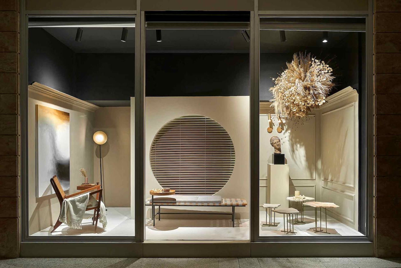 VItrine decorada com paredes Tintas Coral casacor 2020 Minas Gerais.