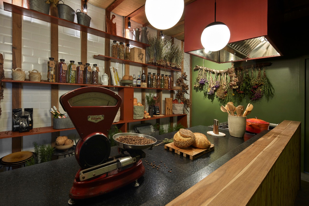 Cozinha decorada com Tintas Coral casacor 2020 Minas Gerais.