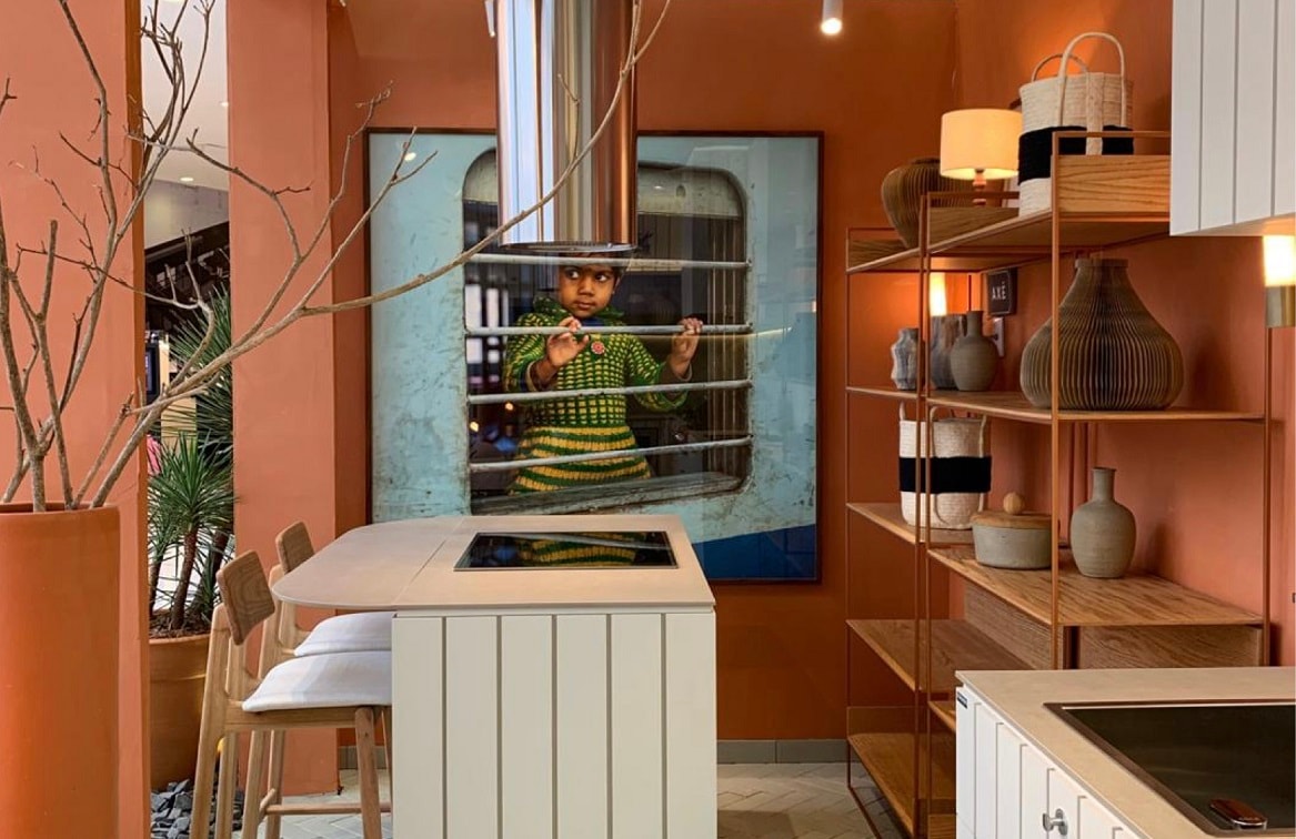 Cozinha decorada com tintas Coral casacor 2020 Ribeirão Preto.