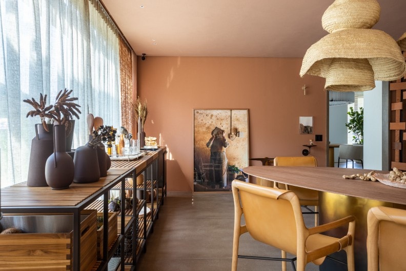 Sala de Jantar do loft Camadas Brasileiros, de Juliana Pippi para CASACOR Santa Catarina