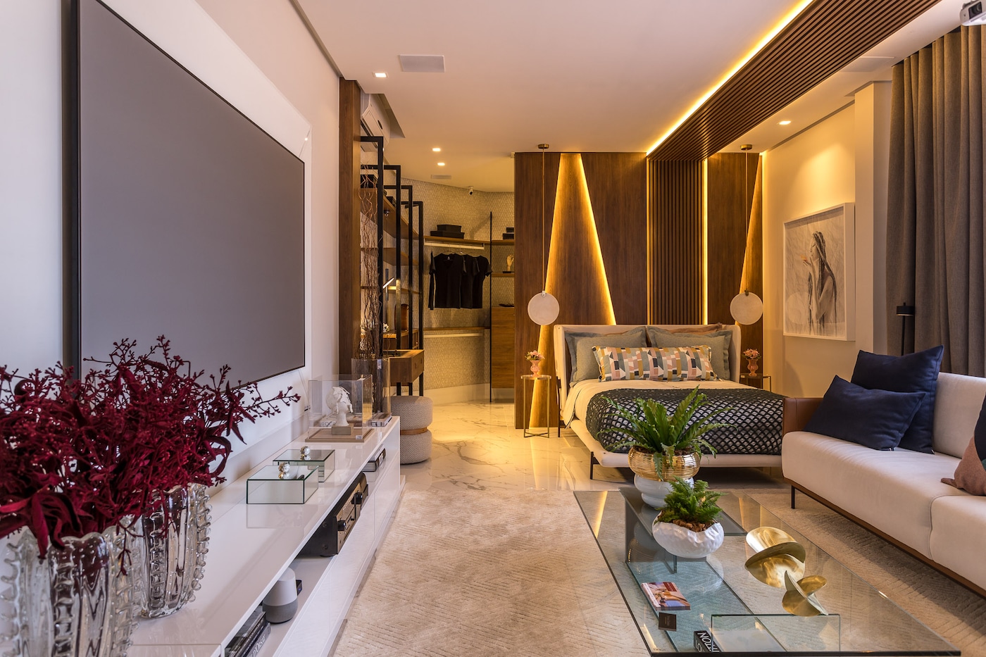 Coral. A tinta oficial CASACOR Bahia | Loft Soft por Bruna Oliveira.