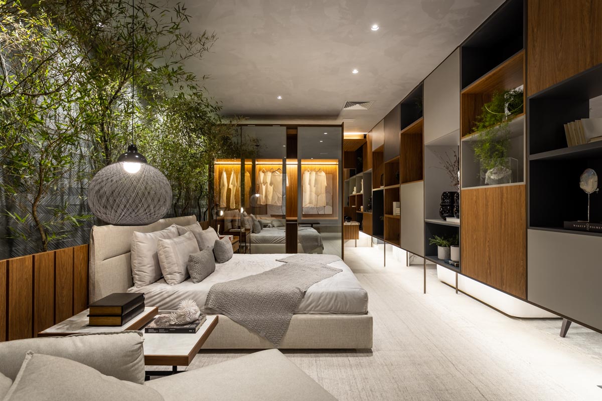  Quarto do Loft Origami, de Natália Veloso, em CASACOR Goiás