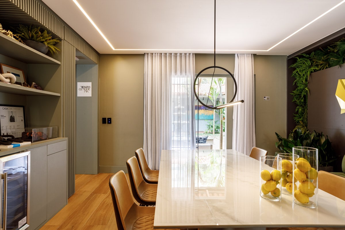  Sala de Jantar,  de Renzo Cerqueira, para CASACOR Espírito Santo
