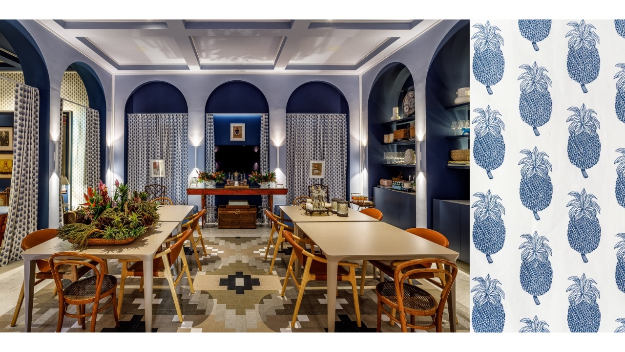 Sala de Jantar do Espaço Coral, de Marcelo Salum, para CASACOR São Paulo