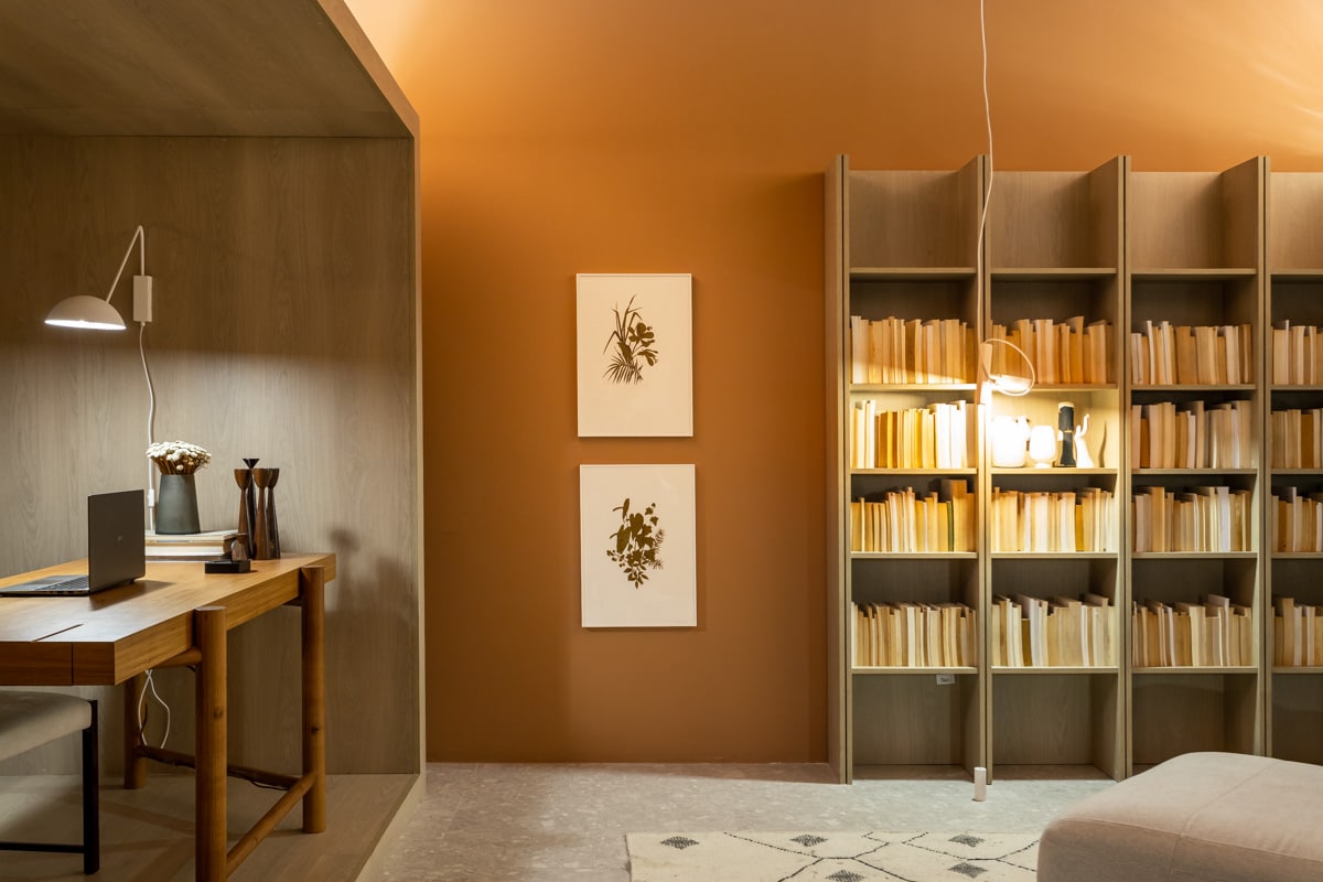 Escritório na Sala Bayac, de Studio Costa Azevedo, para CASACOR São Paulo