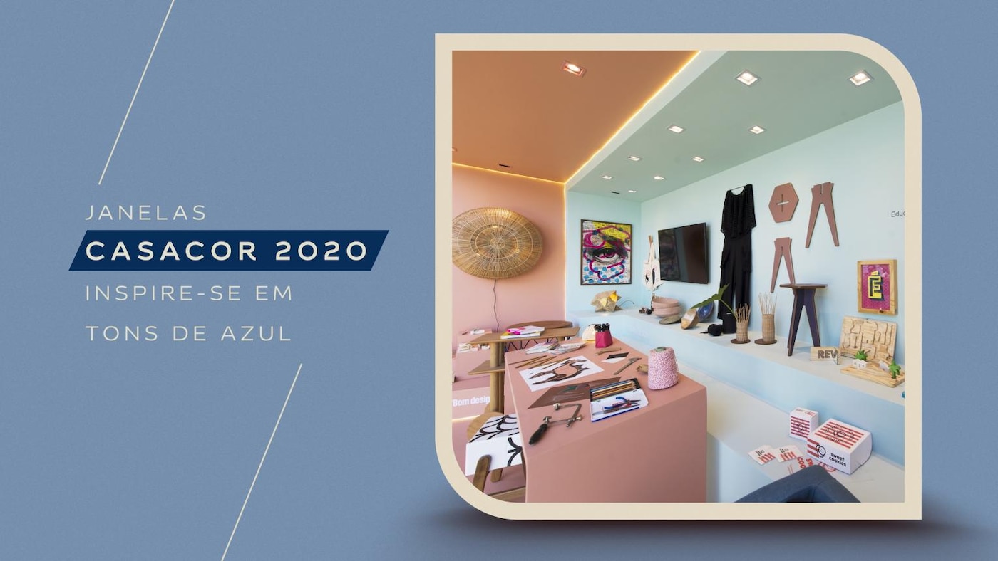 Banner de capa Coral janelas casacor 2020 inspire-se em tons de azul.