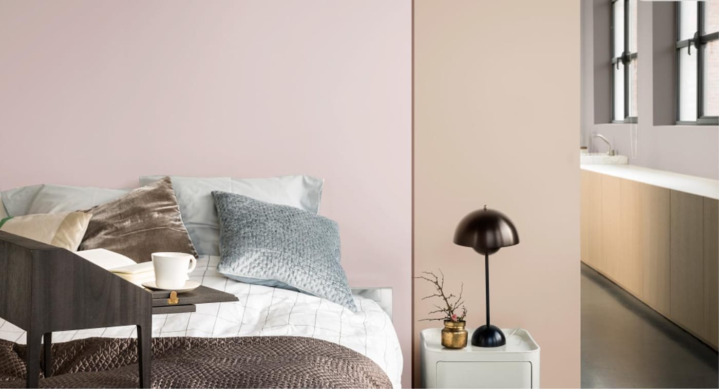 一抹脏粉色，让卧室温柔到心坎里