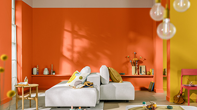 Living room Colour Schemes using Dulux Colour of the Year 2025