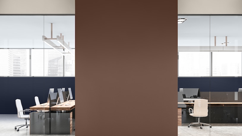 Büro in den Farben des Jahres 2026